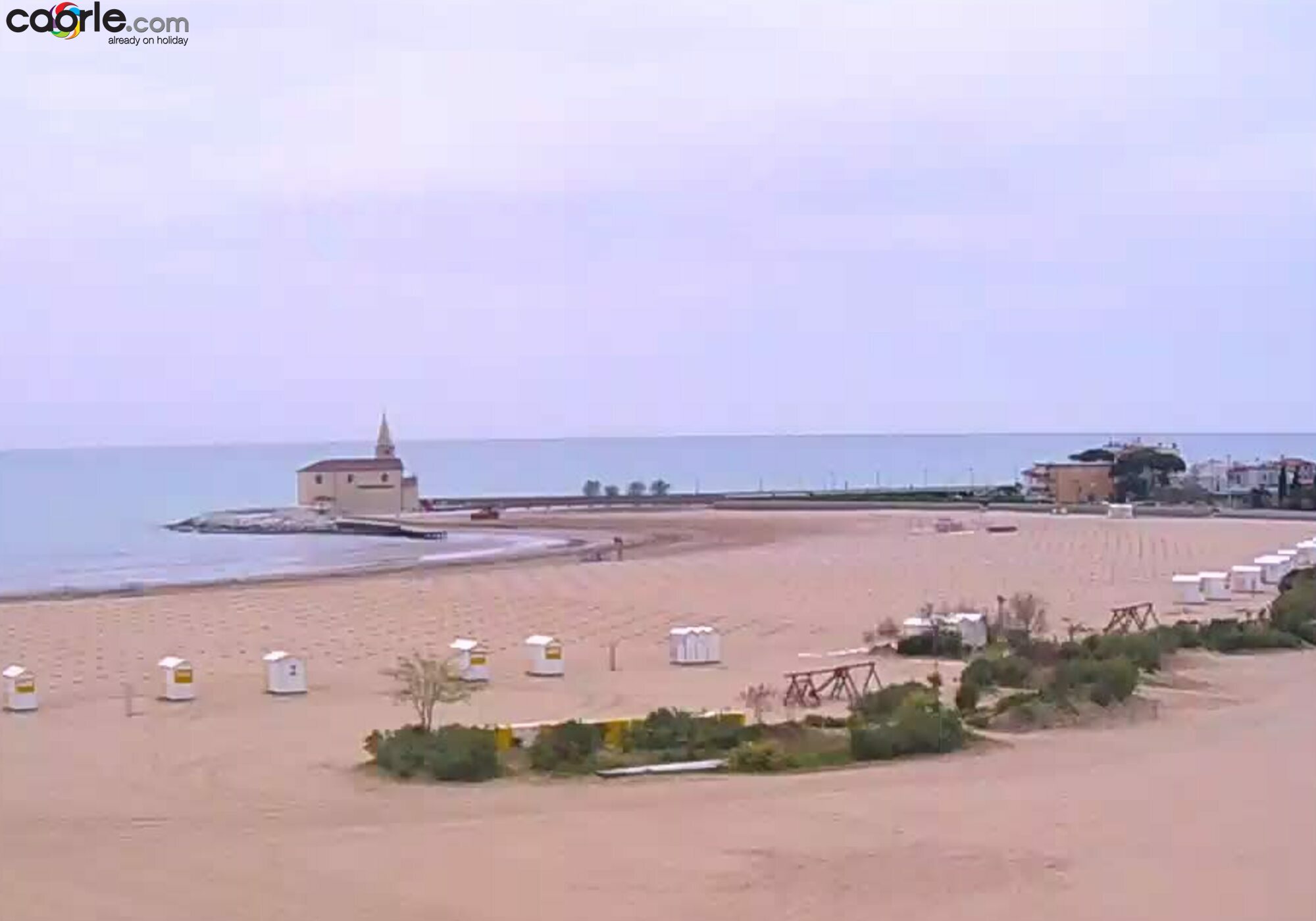 Caorle Webcam Aparthotel Villa Olga spiaggia di levante